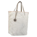 Bottega Veneta Intretti Tote Bag Nylon White Auth hk4278-1