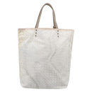Bottega Veneta Intretti Tote Bag Nylon White Auth hk4278-3