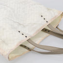 Bottega Veneta Intretti Tote Bag Nylon White Auth hk4278-6