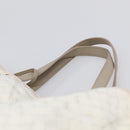 Bottega Veneta Intretti Tote Bag Nylon White Auth hk4278-8