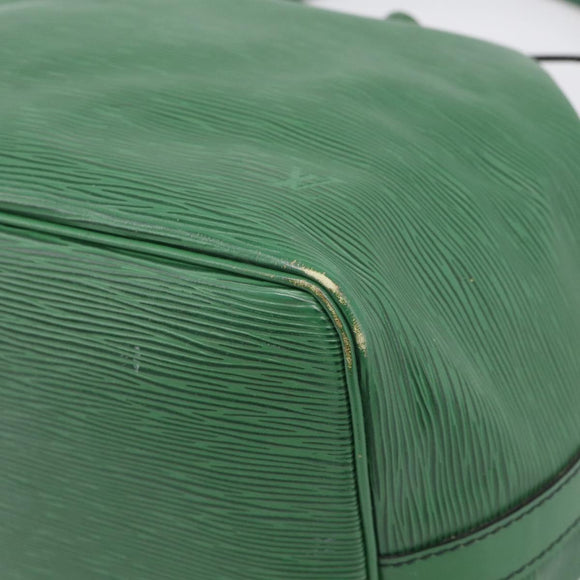 LOUIS VUITTON Epi Petit Noe Shoulder Bag Green M44104 LV Auth hk4279