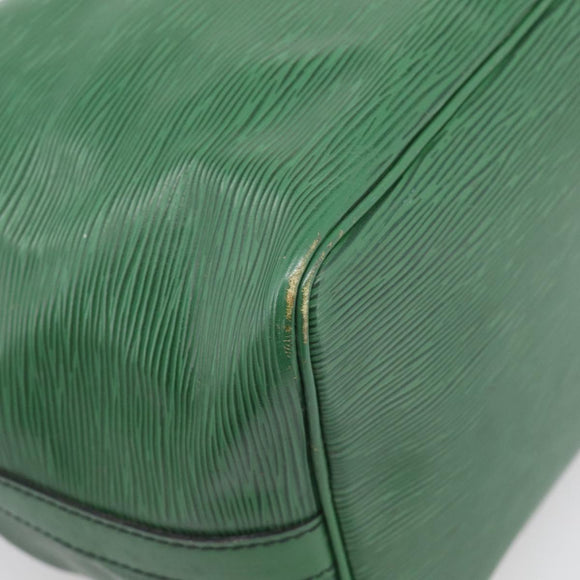 LOUIS VUITTON Epi Petit Noe Shoulder Bag Green M44104 LV Auth hk4279