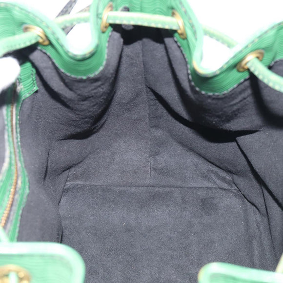 LOUIS VUITTON Epi Petit Noe Shoulder Bag Green M44104 LV Auth hk4279