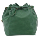 LOUIS VUITTON Epi Petit Noe Shoulder Bag Green M44104 LV Auth hk4279-2