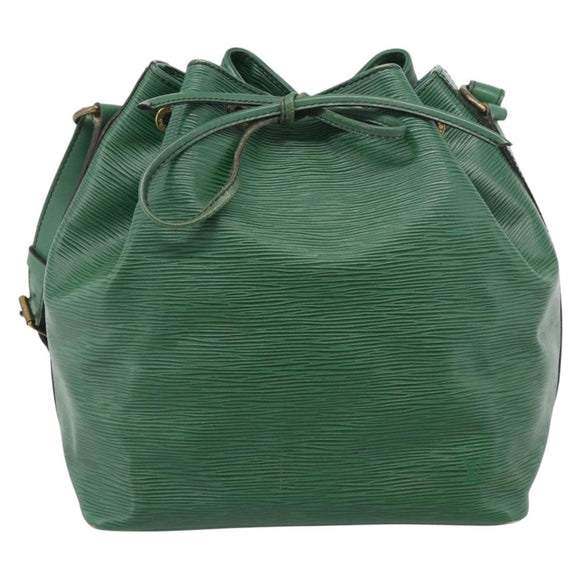 LOUIS VUITTON Epi Petit Noe Shoulder Bag Green M44104 LV Auth hk4279