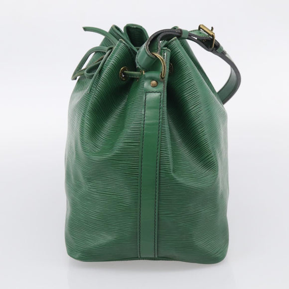 LOUIS VUITTON Epi Petit Noe Shoulder Bag Green M44104 LV Auth hk4279