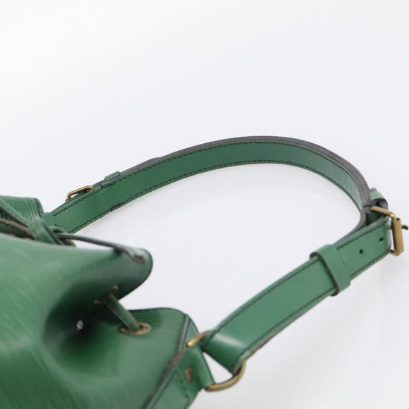 LOUIS VUITTON Epi Petit Noe Shoulder Bag Green M44104 LV Auth hk4279