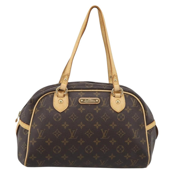 LOUIS VUITTON Monogram Montorgueil PM Hand Bag M95565 LV Auth hk4284