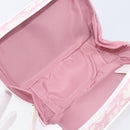 Christian Dior Trotter Canvas Pouch PVC Pink Silver Auth hk4287-18
