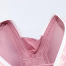 Christian Dior Trotter Canvas Pouch PVC Pink Silver Auth hk4287-20