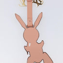LOUIS VUITTON Rabbit Jeff Key Ring Metal Pink M62734 LV Auth hk4288V-12