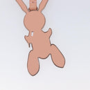 LOUIS VUITTON Rabbit Jeff Key Ring Metal Pink M62734 LV Auth hk4288V-13