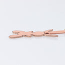 LOUIS VUITTON Rabbit Jeff Key Ring Metal Pink M62734 LV Auth hk4288V-15