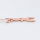 LOUIS VUITTON Rabbit Jeff Key Ring Metal Pink M62734 LV Auth hk4288V-16