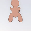 LOUIS VUITTON Rabbit Jeff Key Ring Metal Pink M62734 LV Auth hk4288V-7