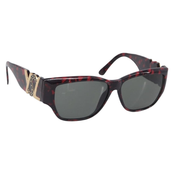 Saint Laurent Sunglasses Plastic Black Red Auth hk4290V