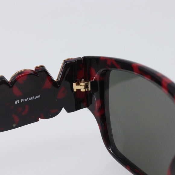 Saint Laurent Sunglasses Plastic Black Red Auth hk4290V