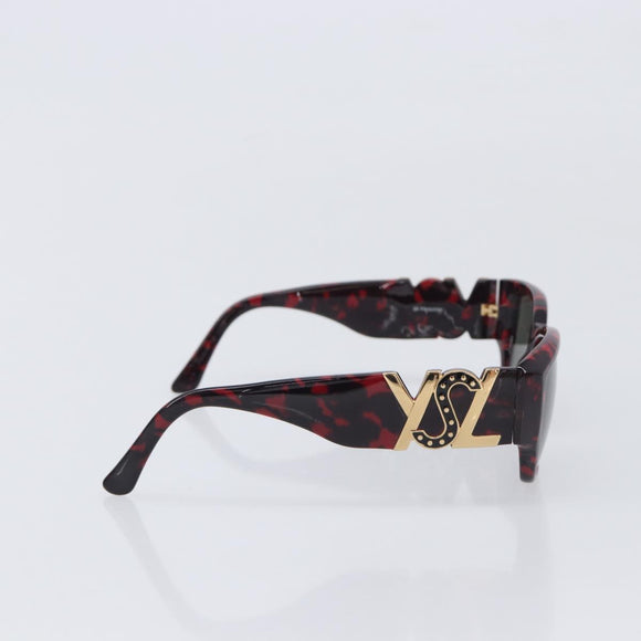 Saint Laurent Sunglasses Plastic Black Red Auth hk4290V