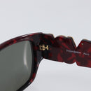 Saint Laurent Sunglasses Plastic Black Red Auth hk4290V-9