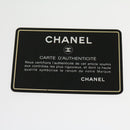 CHANEL Hand Bag Lamb Skin Blue CC Auth hk455SAV-12
