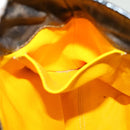 FENDI Zucca Canvas Tote Bag Coated Canvas Brown Black Auth hk766-20