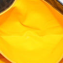 FENDI Zucca Canvas Tote Bag Coated Canvas Brown Black Auth hk766-21