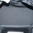 Burberrys Nova Check Blue Label Hand Bag Nylon Black Beige Auth hk826-11