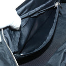 Burberrys Nova Check Blue Label Hand Bag Nylon Black Beige Auth hk826-19