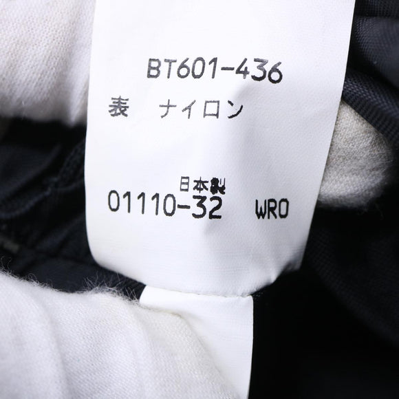 Burberrys Nova Check Blue Label Hand Bag Nylon Black Beige Auth hk826