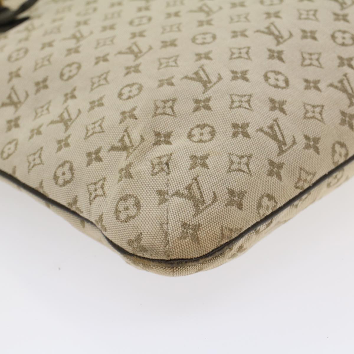 LOUIS VUITTON Monogram Mini Françoise Hand Bag 2way Khaki M92209 LV Auth hk863