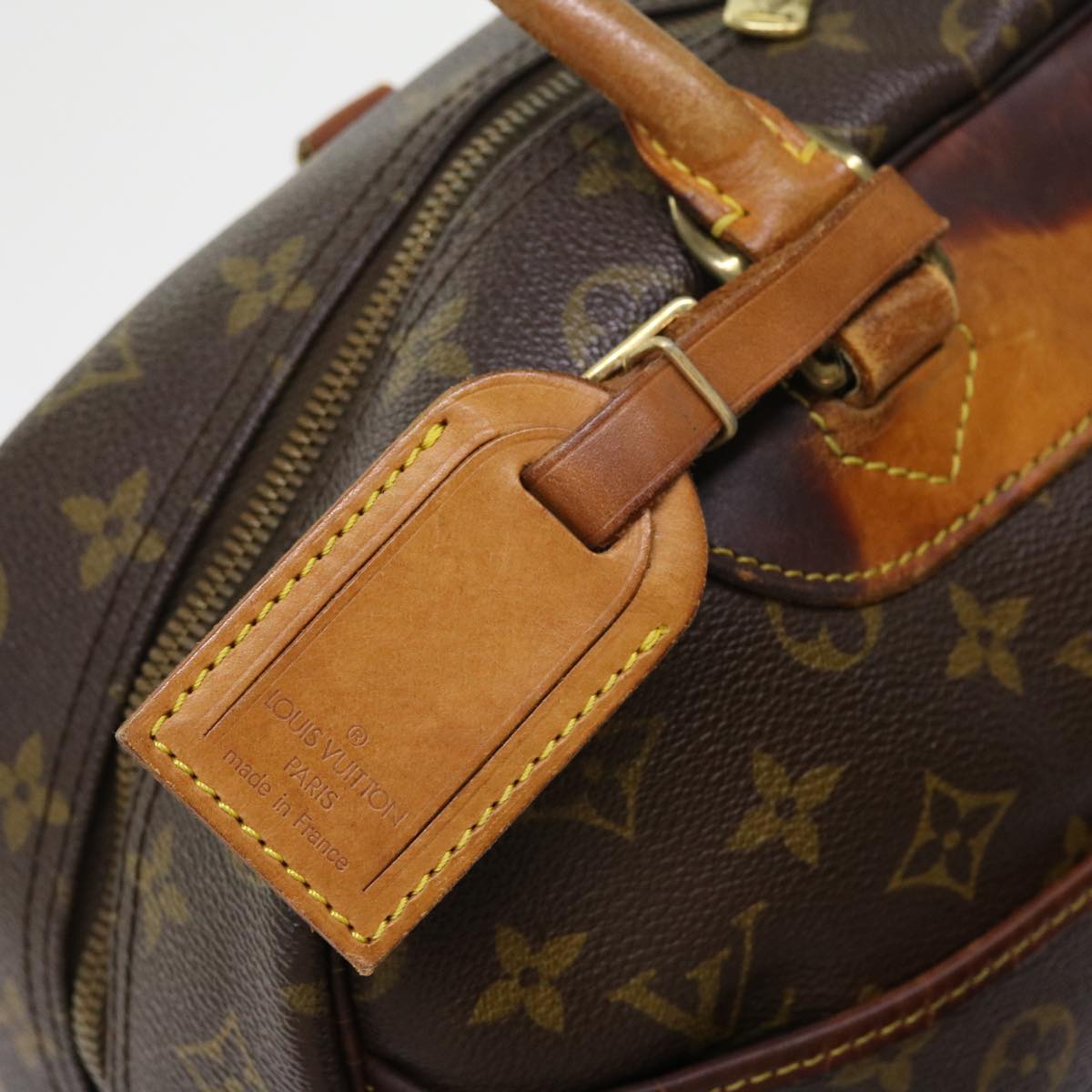 LOUIS VUITTON Monogram Deauville Hand Bag M47270 LV Auth hk864