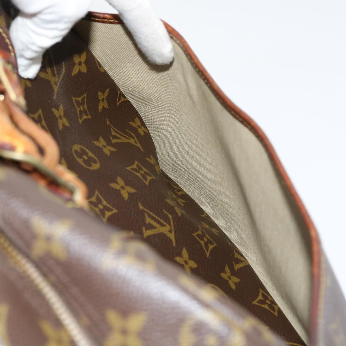 LOUIS VUITTON Monogram Deauville Hand Bag M47270 LV Auth hk864