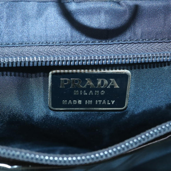 PRADA Hand Bag Nylon Navy Auth hk867