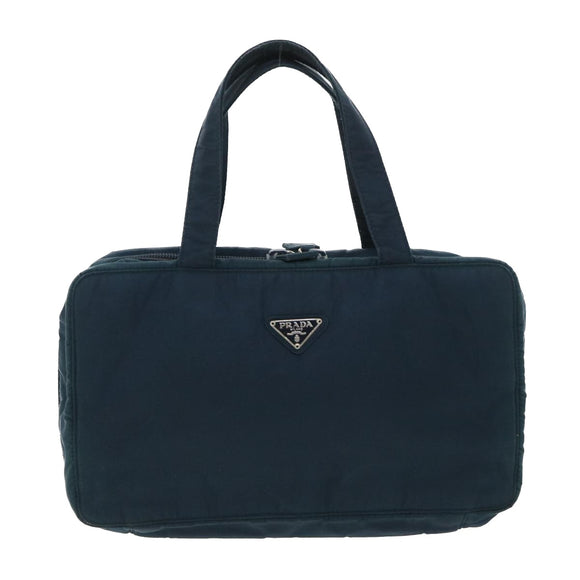 PRADA Hand Bag Nylon Navy Auth hk867