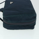 PRADA Hand Bag Nylon Navy Auth hk867-3