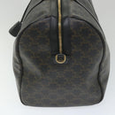 CELINE Triomphe Canvas Boston Bag PVC Leather 2way Black Auth hk880V-3