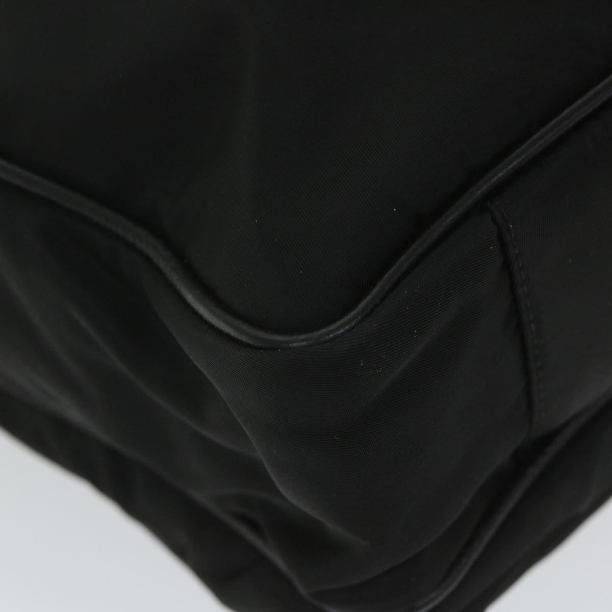 PRADA Business Bag Nylon Black Auth hk881