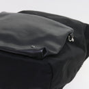 FENDI Backpack Nylon Leather Black Auth hk906-9