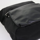 FENDI Backpack Nylon Leather Black Auth hk906-15