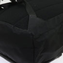 FENDI Backpack Nylon Leather Black Auth hk906-16