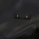 FENDI Backpack Nylon Leather Black Auth hk906-10
