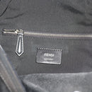 FENDI Backpack Nylon Leather Black Auth hk906-21