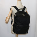 FENDI Backpack Nylon Leather Black Auth hk906-25