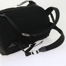 FENDI Backpack Nylon Leather Black Auth hk906-7