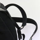 FENDI Backpack Nylon Leather Black Auth hk906-8