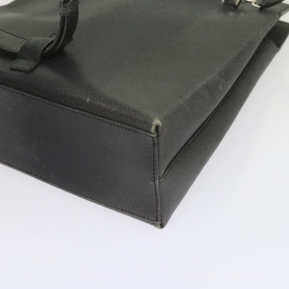 Salvatore Ferragamo Hand Bag Leather 2way Gray Auth hk919