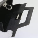 Salvatore Ferragamo Hand Bag Leather 2way Gray Auth hk919-20