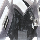 Salvatore Ferragamo Hand Bag Leather 2way Gray Auth hk919-22