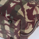 BURBERRY Nova Check Tote Bag PVC Leather Red Auth hk959-17