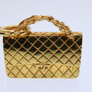CHANEL Necklace Gold Tone CC Auth hk964V-4